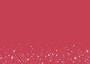 Kerstkaart sneeuw sterren sneeuw rood Achterkant