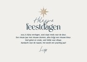 Kerstkaart sterren lichtpuntjes voor 2026 fijne feestdagen 3