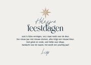 Kerstkaart sterren lichtpuntjes voor 2027 fijne feestdagen 3