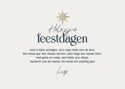 Kerstkaart sterren lichtpuntjes voor 2027 fijne feestdagen 3