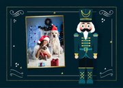 Kerstkaart vintage notenkraker goud illustratie gatsby 2