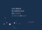 Kerstkaart Warme wensen 3