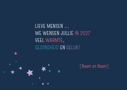 Kerstkaart warme wensen 3