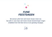 Kerstkaart we wensen je een sky-high 2026 3
