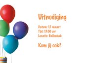 Kinderfeestje cadeautje regenboog ballonnen taart 3