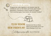 Kinderfeestje landkaart speurtocht avontuur aanpasbaar 3