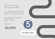 Kinderfeestje uitnodiging weg met verkeersborden 3