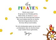 Kinderfeestje uitnodigingskaart piraten schatkist 3