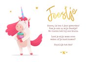 Kinderfeestje unicorn cupcake slingers sterretjes meisje 3