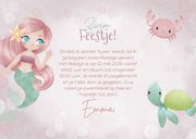 Kinderfeestje voor zwemmen zeemeermin en foto 3