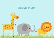 Kinderkaart dieren 3