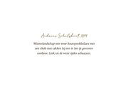 Klassieke kerstkaart met winterlandschap Andreas Schelfhout 2