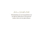 Klassieke kerstkaart met winterlandschap Andreas Schelfhout 2