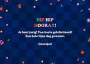 Kleurrijke verjaardagskaart Happy Birthday met confetti 3