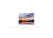 Kunstkaart olieverfschilderij kleurrijke zonsondergang 2