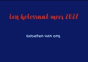 Leuke kerstkaart met twee proostende olifanten 3