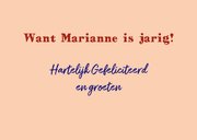 Leuke verjaardagskaart met fanfare, voor een vrouw 3