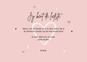 Liefdekaart persoonlijk foto's hartjes mama oma 3