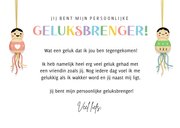 Liefdeskaart met eigen foto en 2 verliefde gelukspoppetjes 3