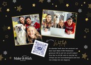 Make-A-Wish kerst Merry Christmas met foto en sterren 2