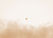  Minimalistisch geboortekaartje met waterverf en hartje Achterkant