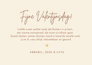 Minimalistische valentijnskaart met eigen foto en tekst 3