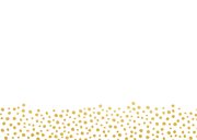 Moderne Save the Date kaart met gouden letters en hartjes Achterkant