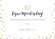 Moederdag fotokaart met 3 eigen foto's en confetti 3