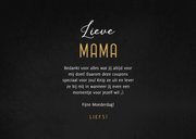 Moederdag kaart met 5 uitknipbare Mama's coupons 3