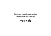 Moederdagkaart - Jij bent de liefste mama 3