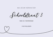 New Home - verhuisaankondiging met foto's 3