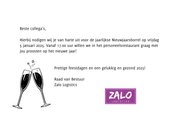 Nieuwjaarsborrel proost op het nieuwe jaar 3