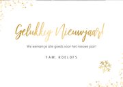 Nieuwjaarskaart eenvoudige stijlvolle fotocollage 10 foto's 3