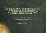 Nieuwjaarskaart met eigen foto en nostalgische typografie 3