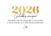 Nieuwjaarskaart vol gelukssymbolen vrolijk illustraties 3