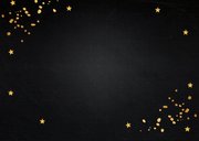 Nieuwjaarskaart zwart goudlook confetti 2026 2