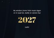 Nieuwjaarskaartje Fries 'in soad ljochtpuntsjes foar 2026' 3