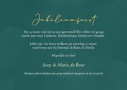 Originele jubileumkaarten met gouden takken en vogels 3