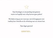 Originele kerstkaart - pieken in 2027 met kerstboom grafiek 3