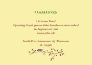 Paas brunch uitnodiging 3