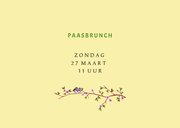 Paas brunch uitnodiging 3