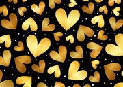 Papieren nieuwjaarskus door de brievenbus kaart Achterkant