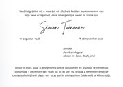 Rouwkaart foto riethalmen en neutrale achtergrond 3