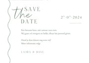 Save the date kaart golf vormen trend foto grafisch 3