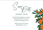Save the Date kaart mediterraanse bruiloft zomer 3