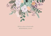 Save the Date minimalistisch klassiek bloemen 2