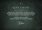 Save the date uitnodiging houten wegwijzers lampjes hartjes 3