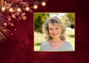 Save the date uitnodiging tuinfeest lampjes rood goud 2