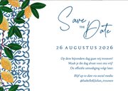 Save the Date zomer tegels en citroenen 3