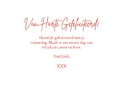 Schattig verjaardagskaartje roze teckel met trui en lampjes 3